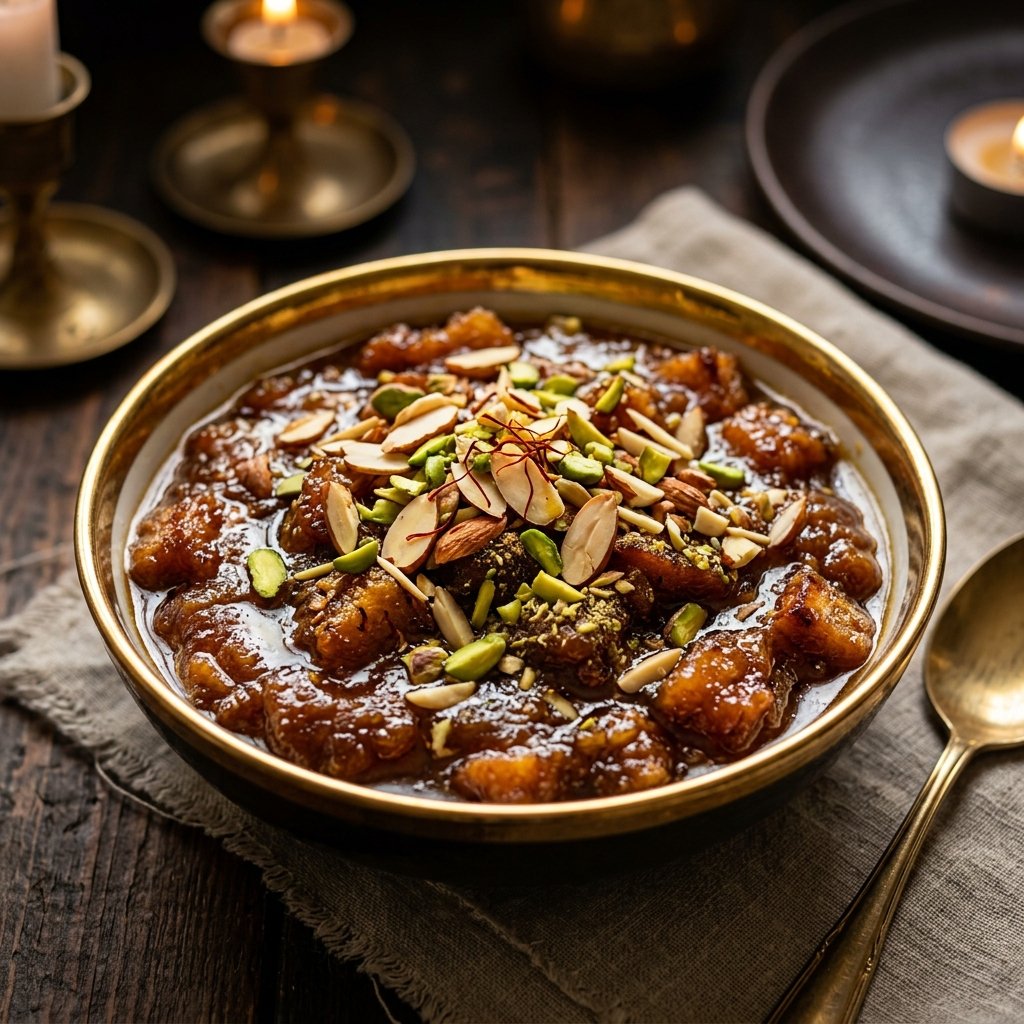 Gallery Bread Halwa - Premium Idris Caterers Chennai